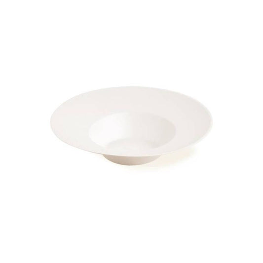 50 piatti fondi in bagassa bianca – biodegradabili e robusti 🌍💪