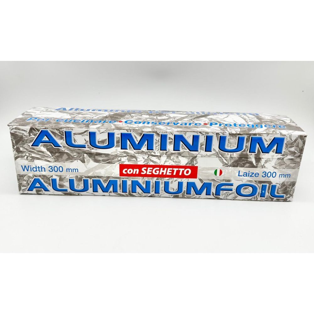 Rotolo Alluminio 150m con seghetto – ideale per cucina e ristorazione 🍽️