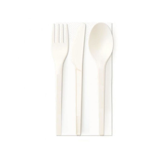 posate ecologiche imbustate singolarmente – perfette per eventi e catering 🎉