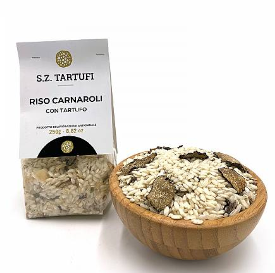 Riso Carnaroli per risotto al tartufo e lumache