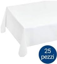 Elegante tovaglia in TNT bianca per ristorazione, resistente e adatta per creare atmosfere uniche